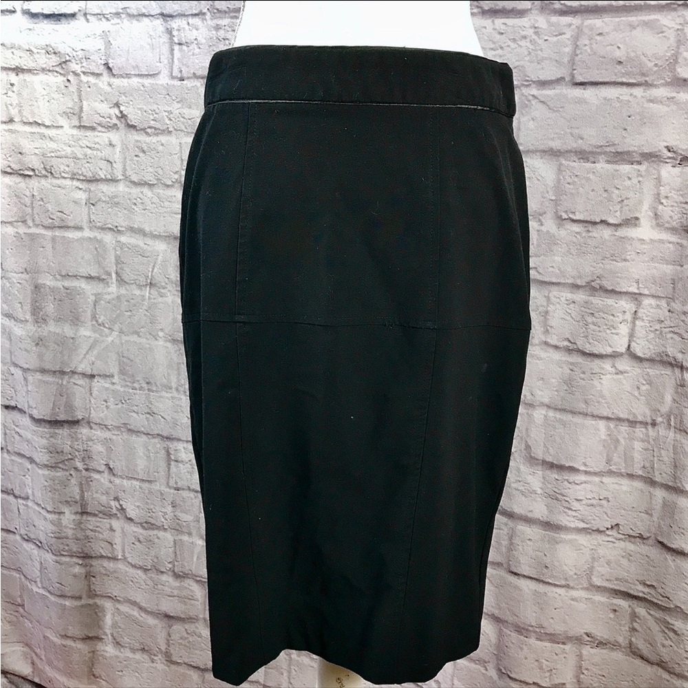 🔥Bisou Bisou Pencil Skirt Sz 6 Black Dressy/Office/Dinner‎